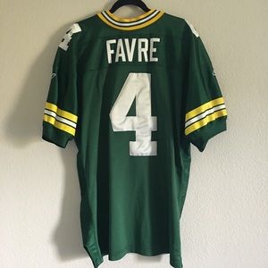 Reebok Green Bay packers Brett Favre Jersey